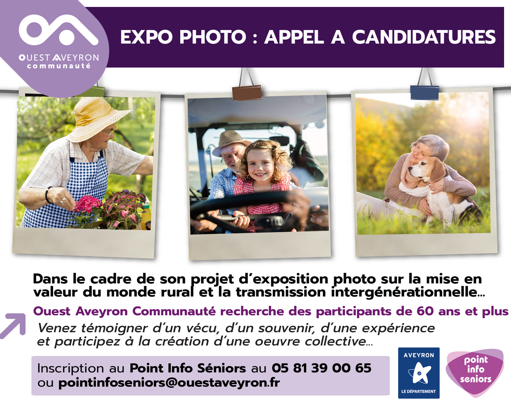 Lire la suite à propos de l’article Expo photo : appel à candidatures