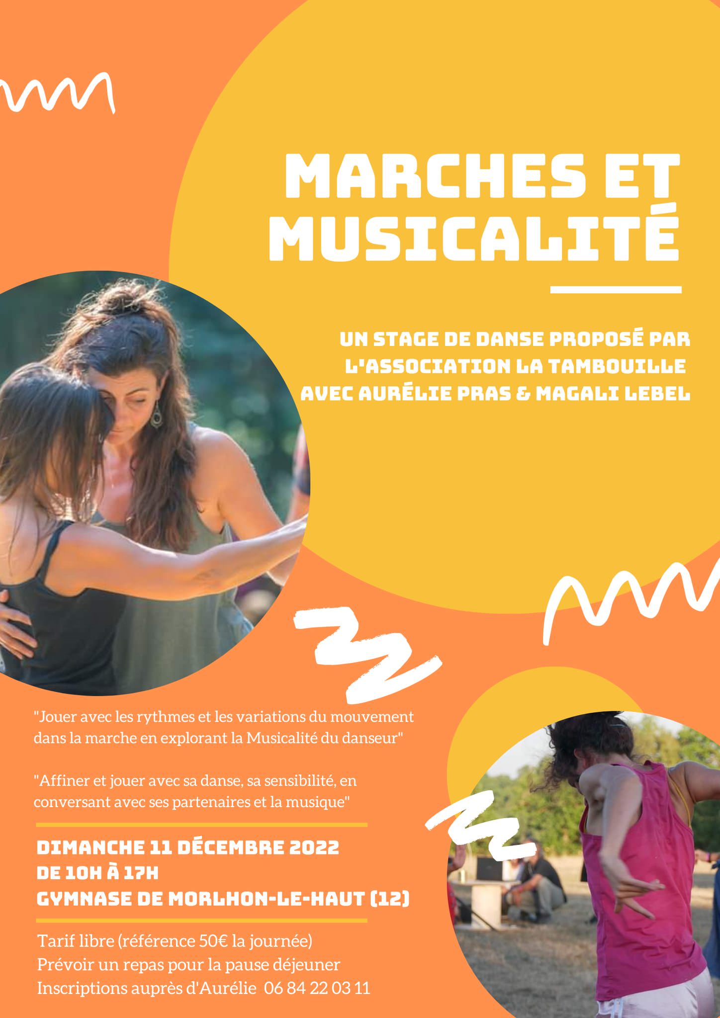 Lire la suite à propos de l’article Stage de danse « Marches et musicalité »