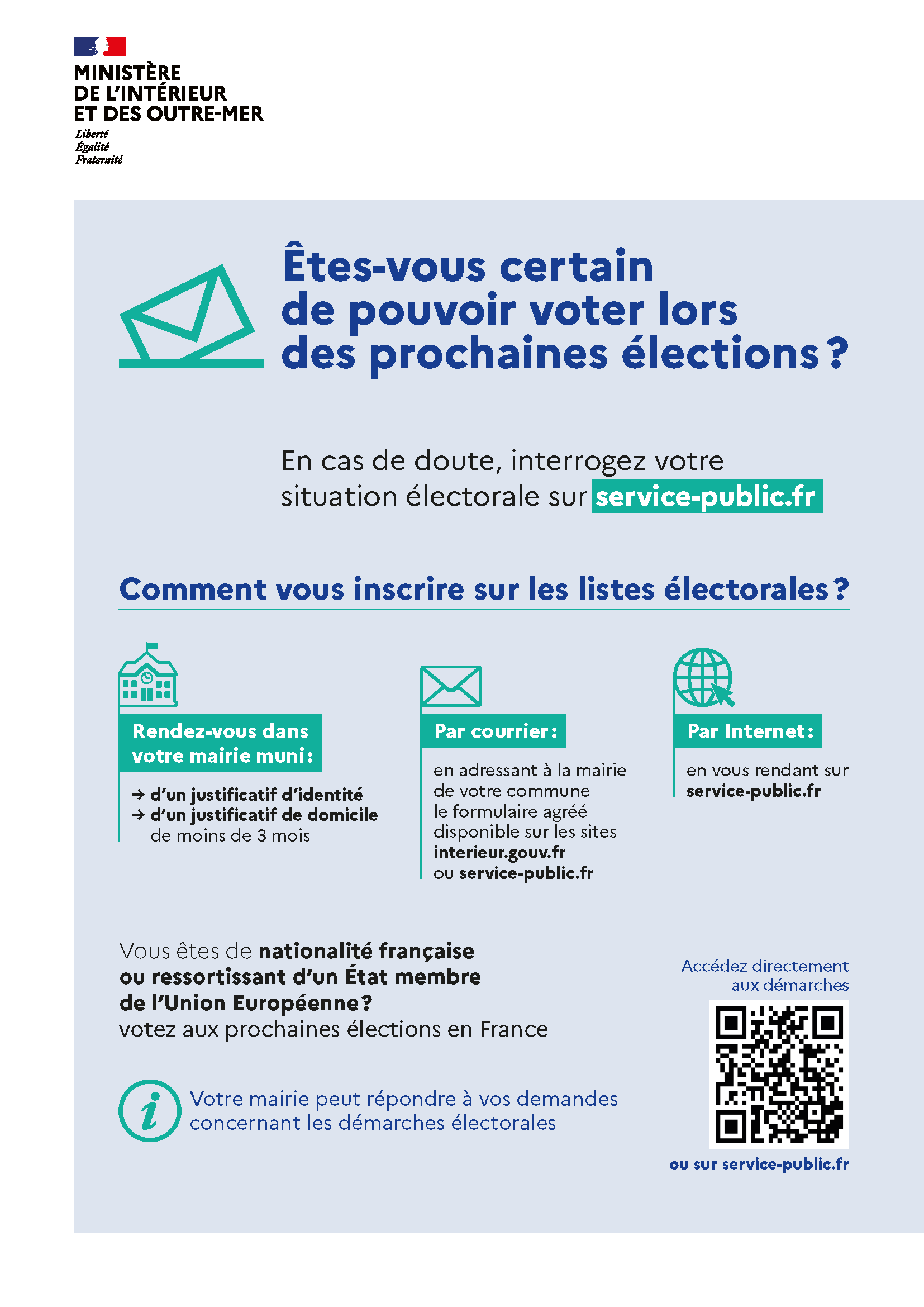 Lire la suite à propos de l’article Élection européenne du dimanche 9 juin 2024